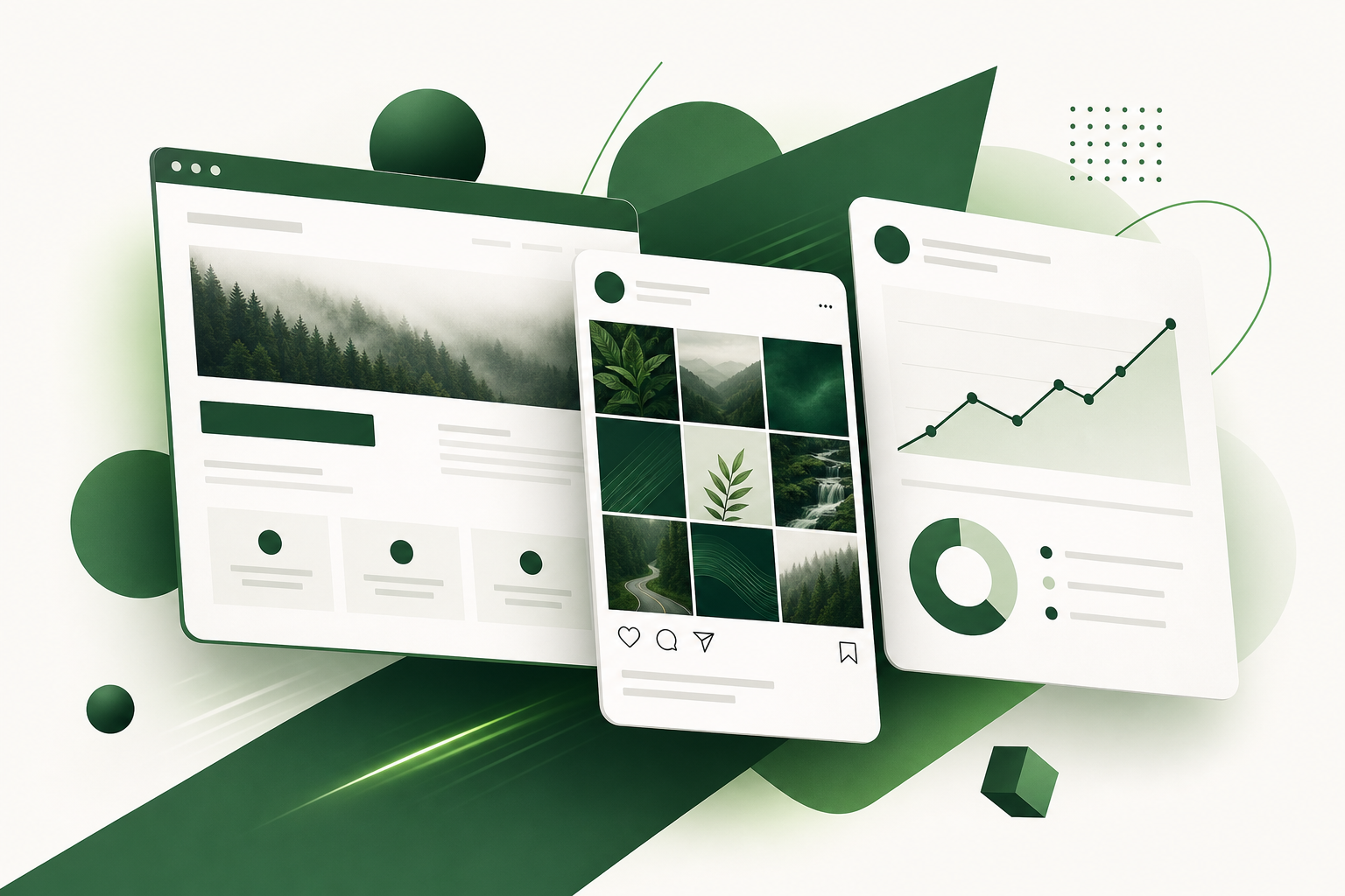 SEO- und Markenauftritt-Visual in Webbrüder-Farben